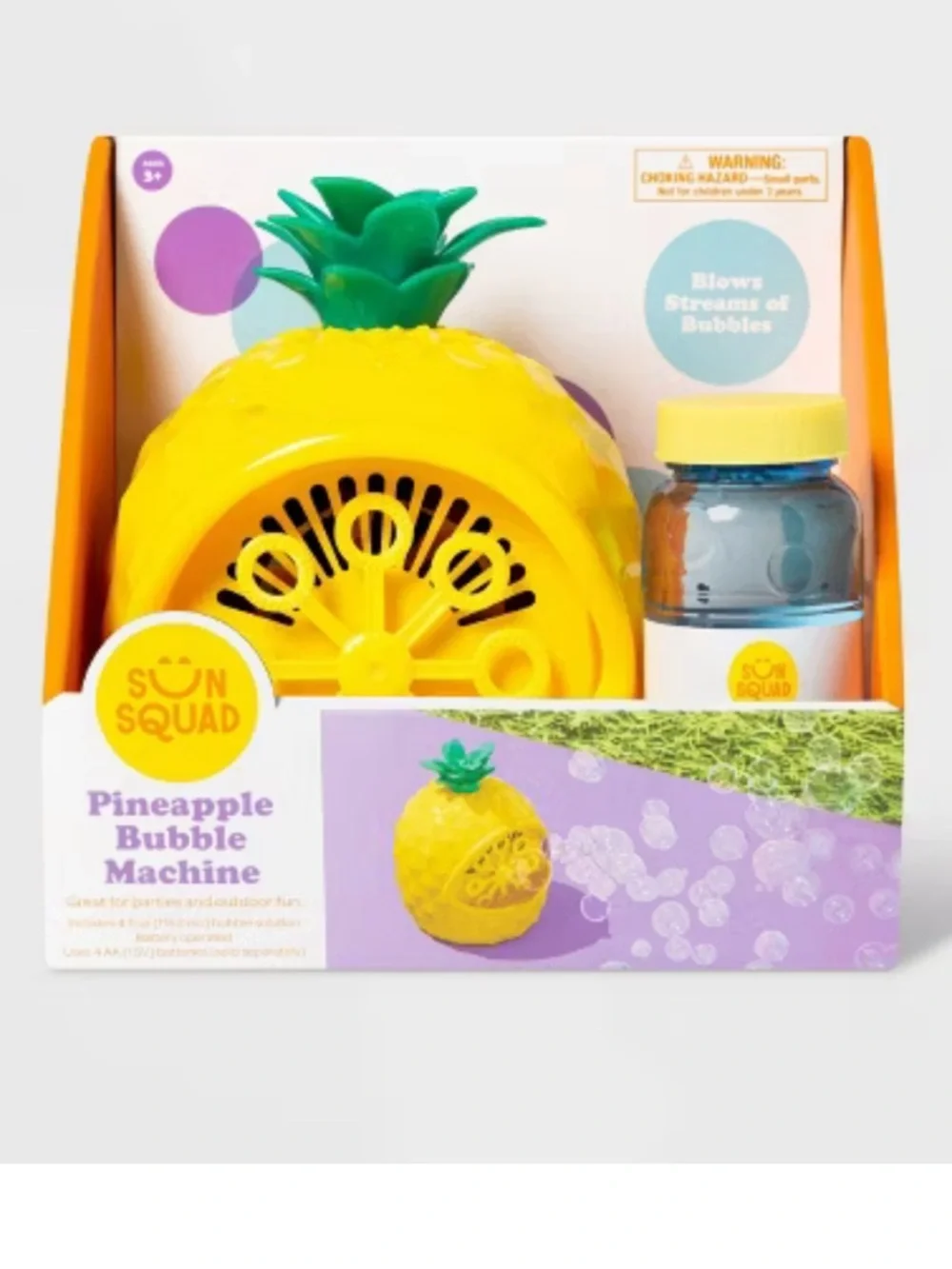 Pineapple Bubble Maker - Sun Squad - Picture 2 of 3
